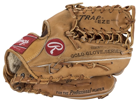 1994 Ozzie Smith Game Used & Signed Rawlings Pro 12TC Fielders Glove (PSA/DNA & JSA)